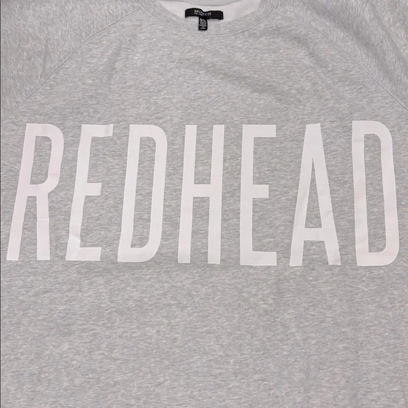Brunette The Label Light Gray 'Redhead' Sweatshirt NWT (DISCONTINUED) - Picture 4 of 10